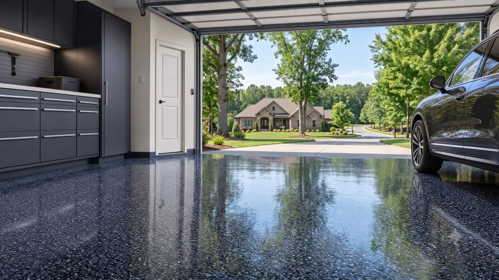Garage Floor Coating in Johnston, RI